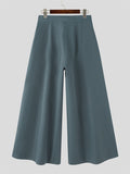 Mens Solid Layered Split Wide Leg Pants SKUJ95023