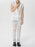 Mens Lace See Through Two Pieces Outfits SKUK57419