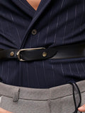 Mens Striped Lapel Short Sleeve Shirt SKUK51151