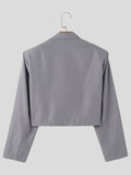 Mens Bowknot Decoration Blazer Crop Top SKUK48097