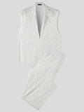 Mens Lace See Through Two Pieces Outfits SKUK57419